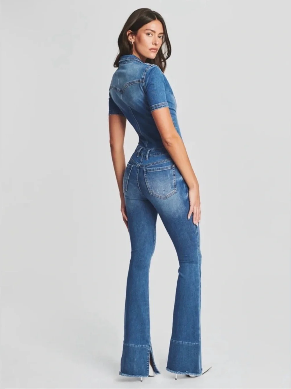 Ser.O.Ya Fallon Jumpsuit in Bayside Sz XS Revolve NWT - Picture 2 of 5